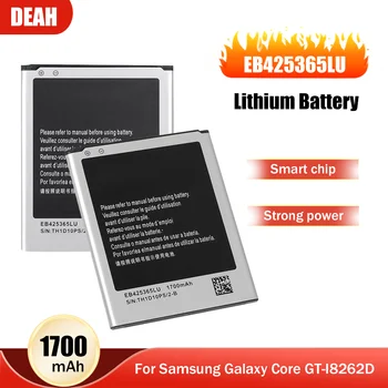 1700 ма EB425365LU Акумулаторна Батерия за Samsung Galaxy Основната GT-I8262D GT-I8268 SCH-i829 Взаимозаменяеми Литиева Батерия