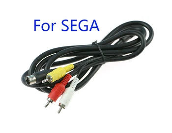20 броя 1,8 м 9Pin 3RCA Аудио-Видео AV кабел за Sega Genesis 2 3 Игрова A/V Свързващ Адаптер Захранващ Проводник За SEGA Genesis II/III