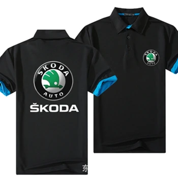 2023 SKODA logo t - shirt hommes coton manches courtes t - shirt hommes loisirs интегрирана respirable solide