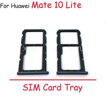 20PCS За Huawei Mate 10 Lite Притежателя на Тавата за SIM-карти Слот Адаптер Резервни Части За Ремонт на
