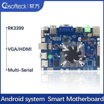 Cosofteck-RK7739C индустриална дънна платка Android Linux Rockchip RK3399 рекламен дисплей UART TTL