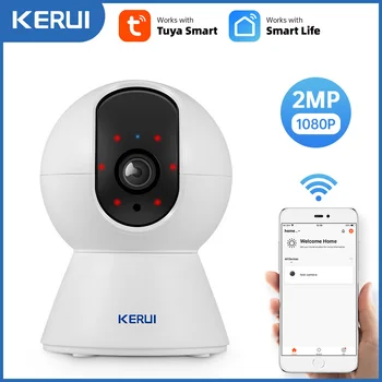 KERUI Безжична 2 мегапикселова интелектуална мини-WiFi IP камера Sasha, домашна камера за видеонаблюдение, местни доставка