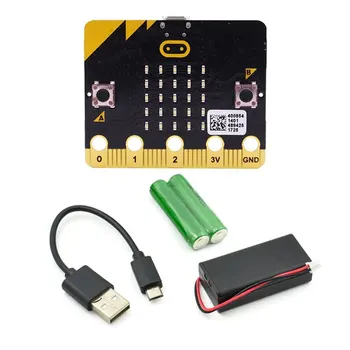 Microbit GO Starter Kit BBC Smart Car kit/Qtruck/python Education Microbit Поддържа изкуствен интелект и машинното обучение