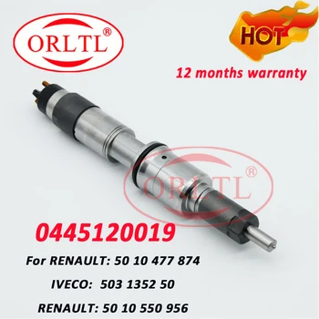 ORLTL 0 445 120 019 Горивната един пулверизатор 0445120019 Инжектори Система за Впръскване на горивото Common Rail при събирането На 0445 120 019 За RENAULT, IVECO 010550956