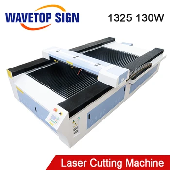 WaveTopSign 1325 130 W Co2 Лазерно рязане и гравиране машина Зона рязане 300x2500 мм Trocen ruida Reci Лазерна тръба S & A Охладител