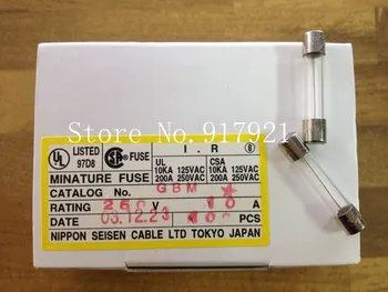 [ZOB] Внос на японски предпазител JET GBM 6X30 10A 250V оригинален микро кристал-200 бр./лот