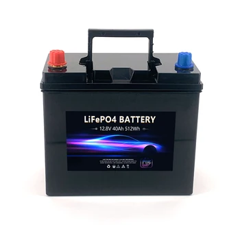 Акумулатор LiFePO4 12V литиево-желязо-фосфатный за стартиране на автомобила, извънбордови мотор, Завийте батерията CCA700