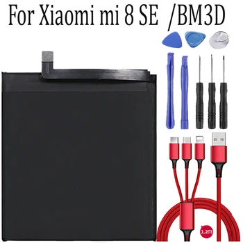 Батерия BM3D капацитет 3120 ма за Xiaomi mi 8 SE MI8 SE M8 SE Mi8se 8SE + USB кабел + toolki