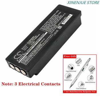 Батерия за дистанционно управление на крана за Scanreco 590 592 960 790 Palfinger 592 RC400 RC590 RC960, имайте предвид: 3 електрически контакт