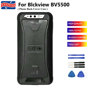 За Blackview BV5500 делото Калъф За BV5500 BV5500 Plus Заден Корпус на батерията е Оригинална Външна Рамка Подмяна на капака на Отделението за батерията