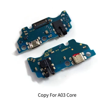 За Samsung Galaxy A03 Core/A03 USB зарядно устройство ще захранване на такса докинг порт гъвкав кабел, резервни части за ремонт на