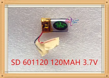 Литровата енергийна батерия 3,7 В литиево-полимерна батерия 601120 601020 601220 120 ма Bluetooth слушалка високоговорители steelmate малки играчки