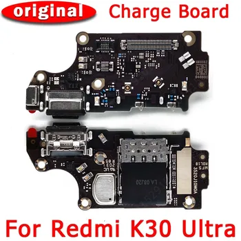 Оригинален USB-такса за зареждане на xiaomi redmi K30 Ultra порт за зареждане, печатна платка, лента плоча, докинг конектор, гъвкави резервни части