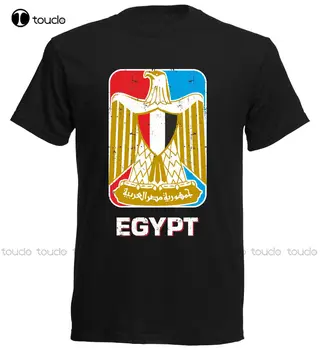 Проста памучен тениска с къс ръкав, тениска Agypten Egypt, оригинална футболна мода, смешно е новост Xs-5Xl