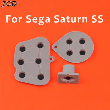 Резервни части за ремонт на JCD контролер за Sega Saturn SS, силиконова токопроводящая гумена тампон, бутон за стартиране на клавишите