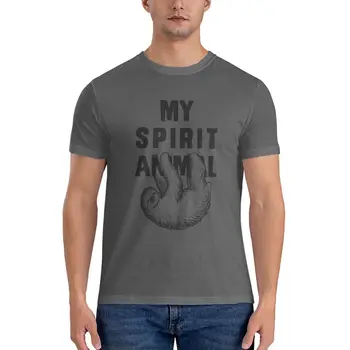 Тениска Sloth - my spirit animal Essential, мъжки дрехи, однотонная тениска