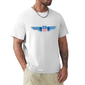Тениска с логото на Union Pacific Wing, риза с домашен любимец принтом за момчета, потници в големи размери, мъжки тениски с изображение на аниме