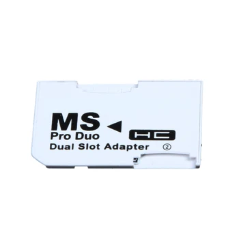 Четец на карти с един и два слота, Ново устройство за четене на карти памет Micro SD SDHC TF to MS Stick Pro Duo адаптер PSP-карти