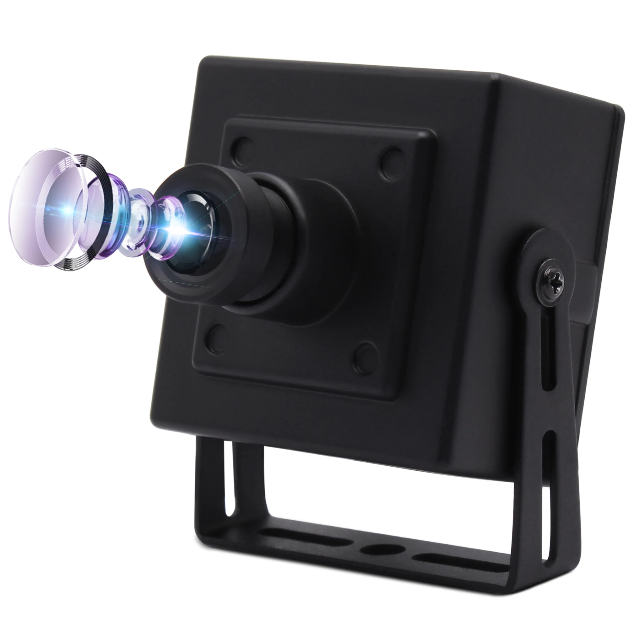 Уеб камера с висока резолюция ELP 16MP 4656x3496 с ръчно фокусиране Mini USB-камера за сканиране на документи
