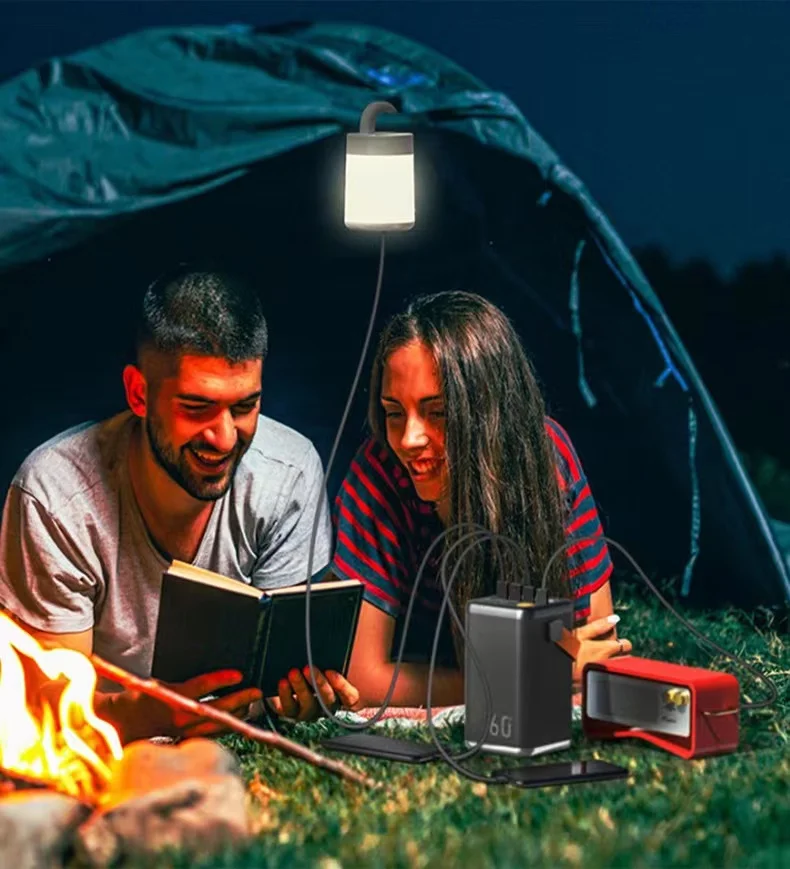 60 W Hoge Capaciteit Мобилен Банка на Храни 60 000 mah За Лаптоп Snelle Oplader Thuis Outdoor Super Lader Snel Opladen